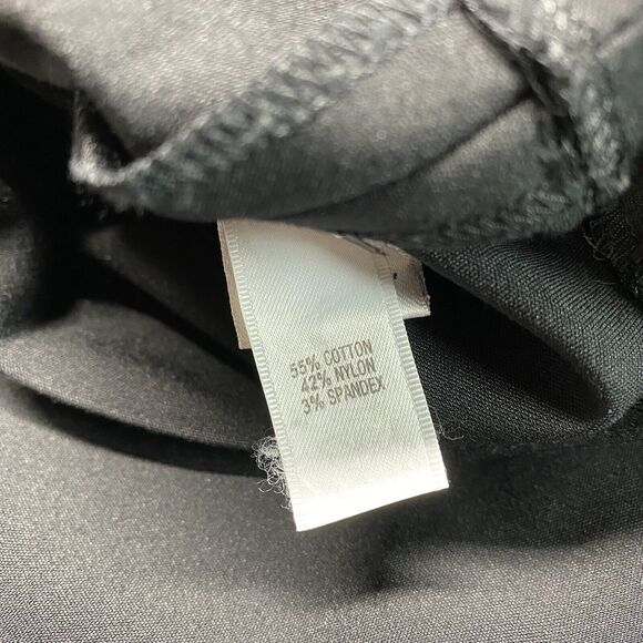St John Sport Cropped Dress Pants Womens 6 Black Midrise USA EUC - Picture 5 of 12
